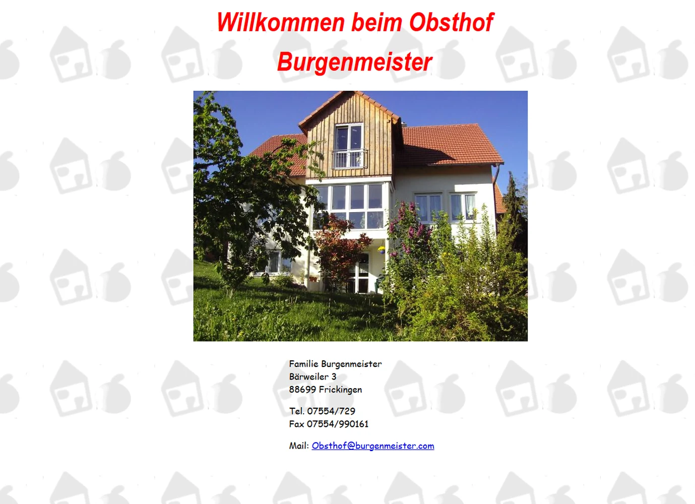 Vorher Website